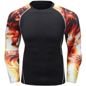 Printed Sleeves Rash Guards